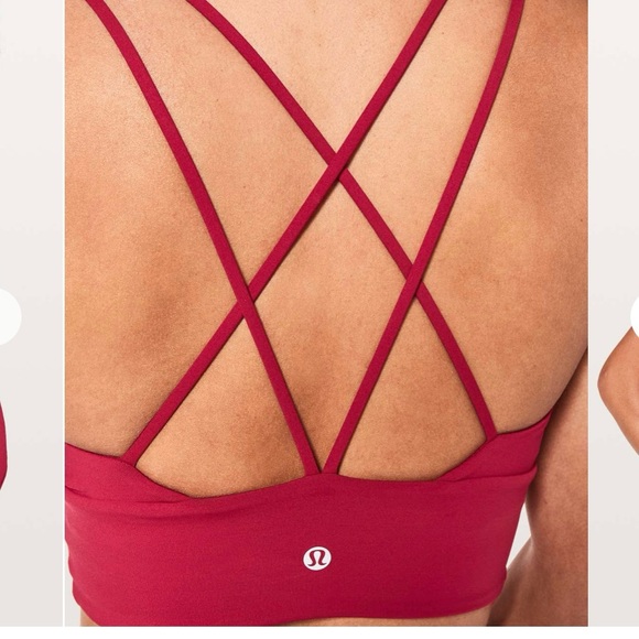 Lululemon Ruby Red Pushing Limits Bra - Picture 3 of 6